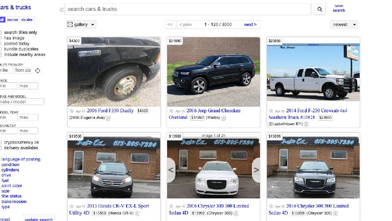 Used Trucks on Craigslist