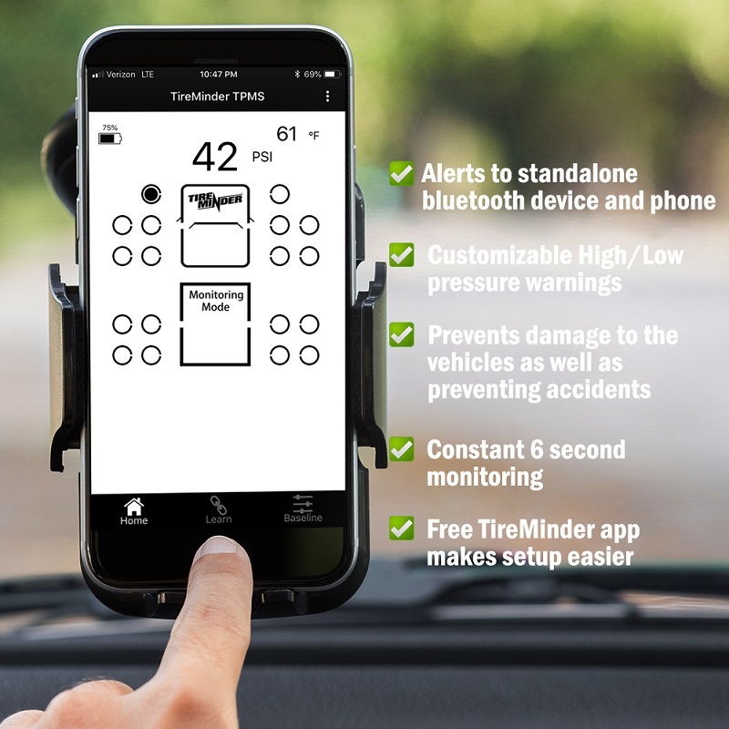 Best Bluetooth Tire Pressure Monitor for Semi Truck