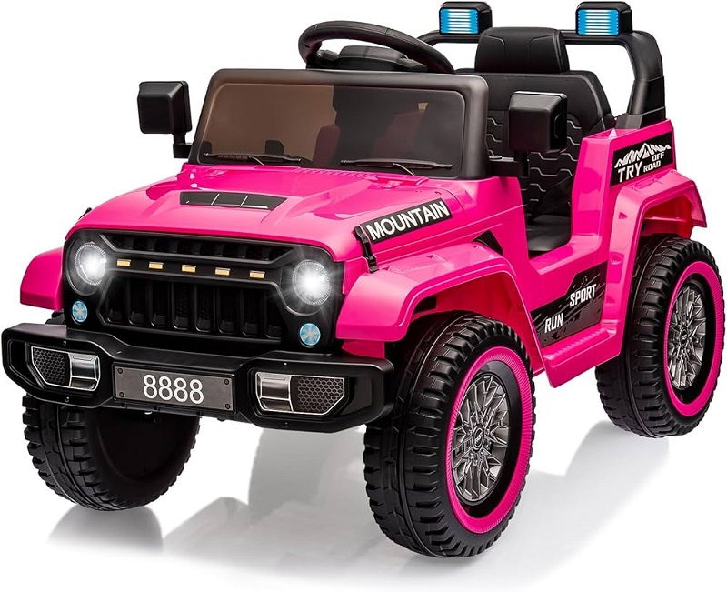 Best Choice Products 12v Ride on Car Truck Pink