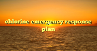 chlorine emergency response plan