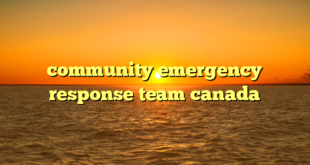 community emergency response team canada