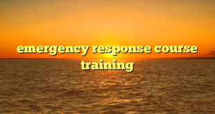 emergency response course training