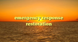 emergency response restoration