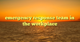 emergency response team in the workplace