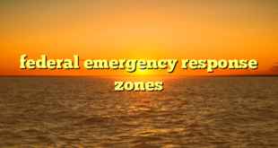 federal emergency response zones