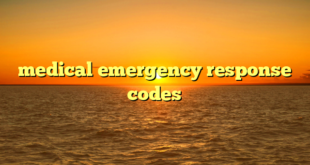 medical emergency response codes