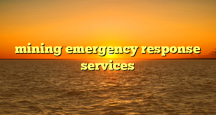 mining emergency response services