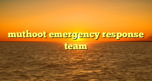 muthoot emergency response team