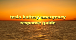 tesla battery emergency response guide